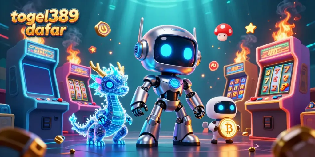 Lihat pengalaman gaming di togel389 daftar dengan robot cyberpunk, naga AI, dan drone bitcoin.