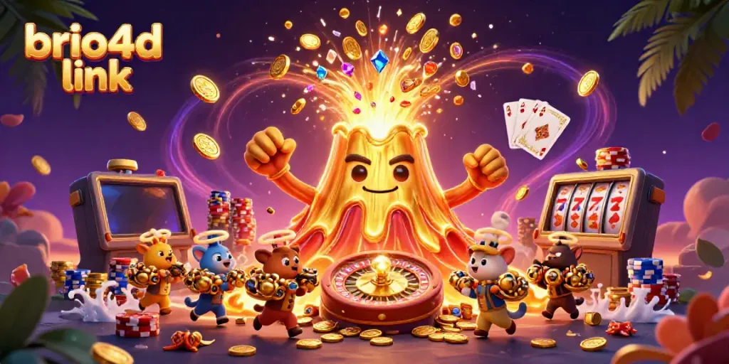 Experience the thrill of winning with brio4d link's golden eruption of treasure and excitement in the casino.