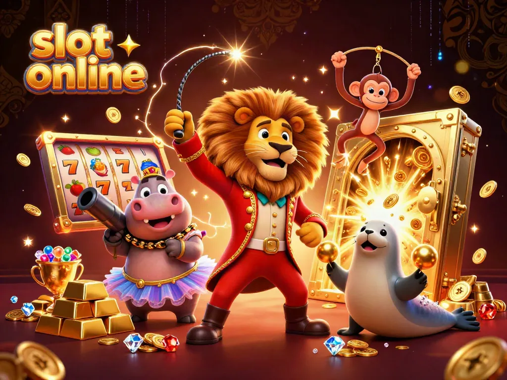 Engage in the excitement of slot online gaming with vibrant characters and dynamic jackpot elements!