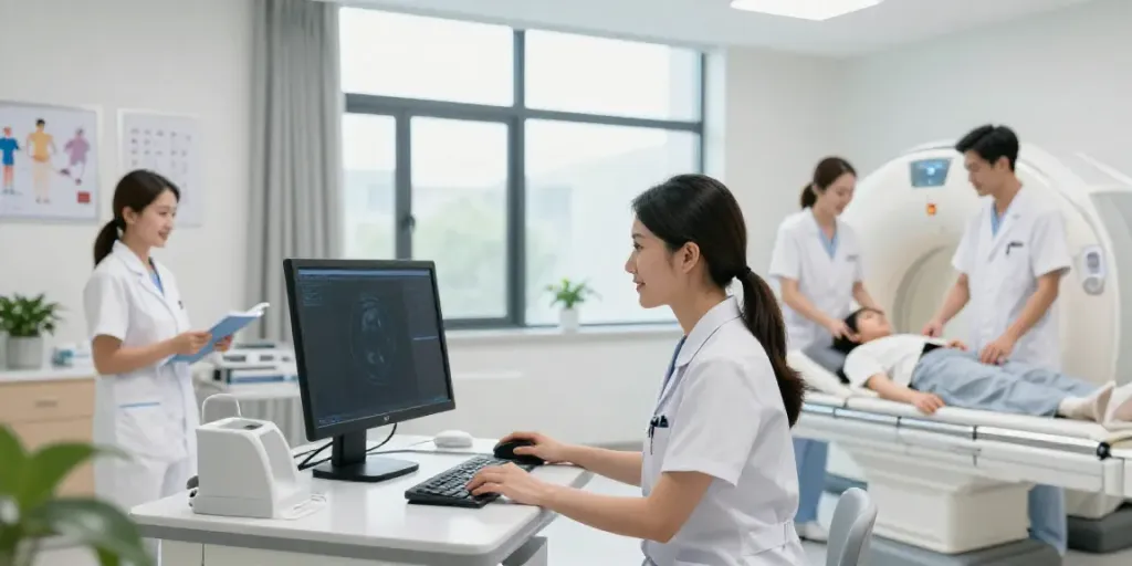 Moderne Diagnosetechnologie im Diagnostikzentrum Wolfsburg mit freundlichen Fachärzten.