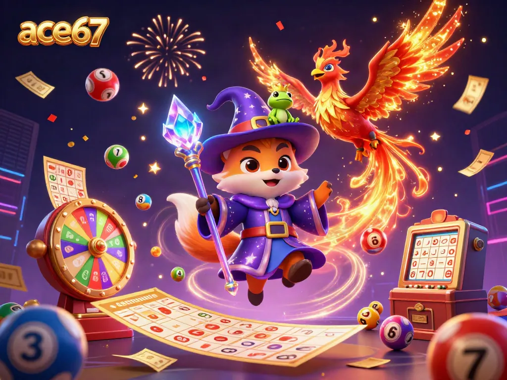 Engaging action featuring ace67's dynamic gaming experience with colorful elements.