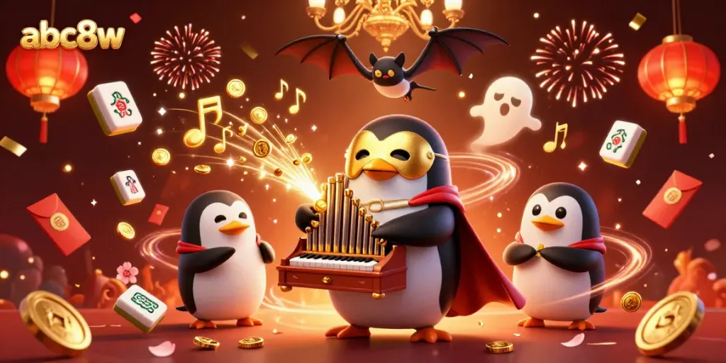 Experience thrilling gameplay at abc8w with a vibrant 3D casino scene featuring rich visuals and animated characters.
